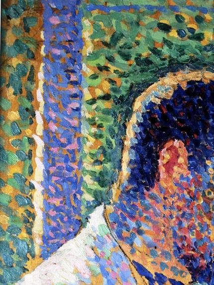 Paul Signac porträtterad av Maximilien Luce.