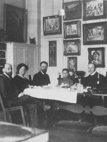 Från Michael och Sarahs våning på 58, Rue Marame i Paris ( Matisse i mitten).