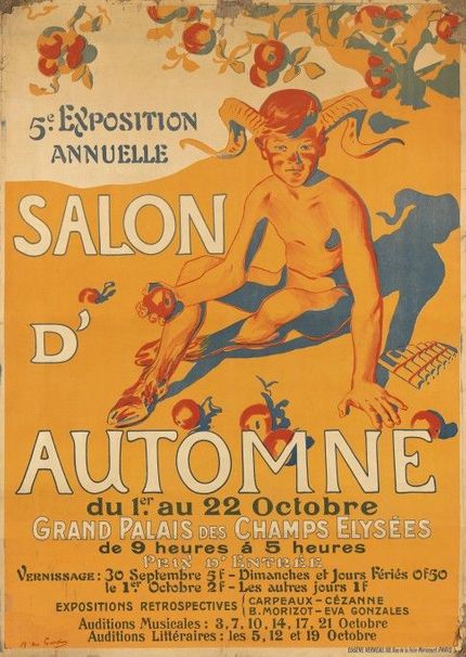 Poster för Höstsalongen 1907.