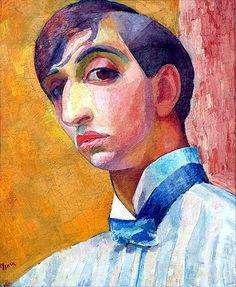 Isaac Grünewald, självporträtt, 1912.