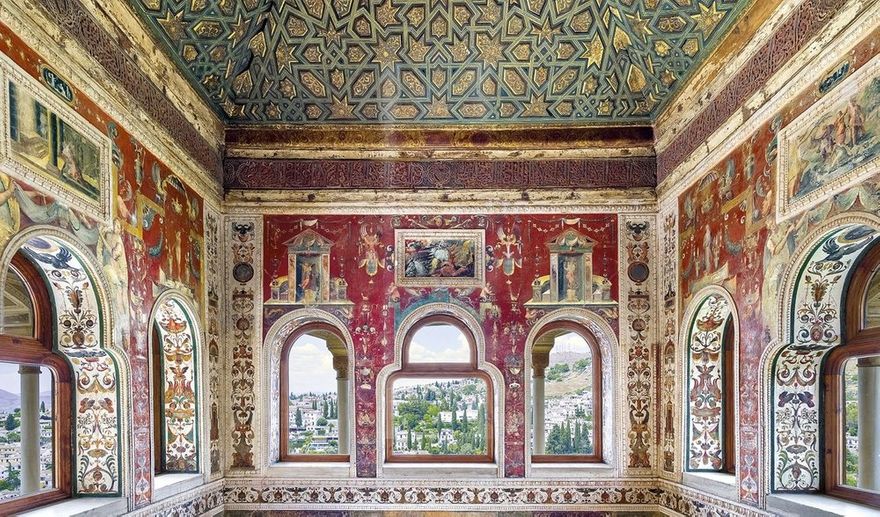 Från palats i Alhambra.