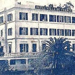 Hotel Villa de France som det såg ut när Matisses tog in på rum 35.