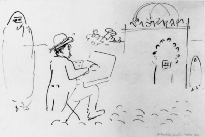 Matisse i arbete i Tanger.