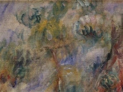 Av Renoir ca 1910. Hans hus och trädgård Les Collette i Cagnes-sur-Mer i närheten av Nice.
