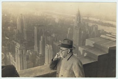 Matisse blickar ut över Manhattan 1930.