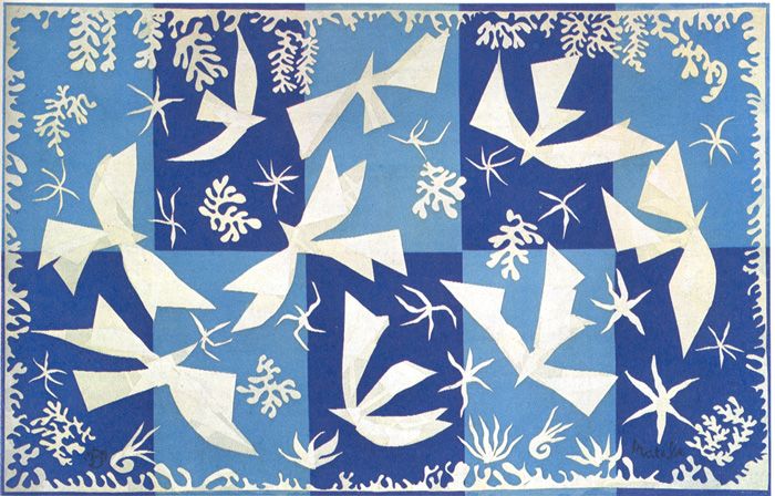 Ett av Matisses egna  tifaifai-mönster: 
