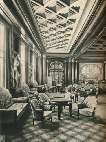 SS Île de France hade inrening i Art Deco-stil.