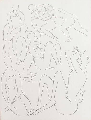 Ur diktsamling av Stéphane Mallarmé. Matisse försökte hitta synergier mellan sina två uppdrag.