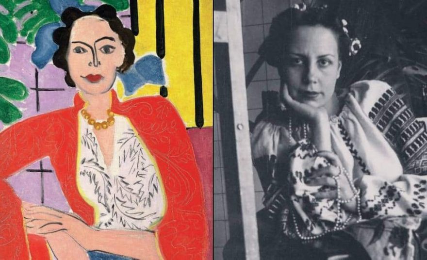 Helene Galitzine, den ryska prinsessan, som modell och i verkligheten.