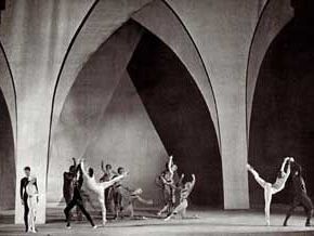 En scenbild frrån Baletten 