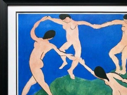 Dans I (1909) - den första versionen, föregångare till den version, som Matisse gjorde åt den ryske samlaren Shchukin 1910.