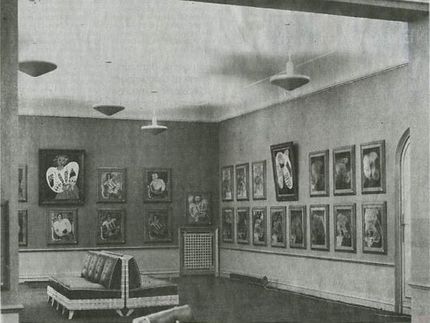 Från Matisse-utställningen på Galerie Maeght 1945.