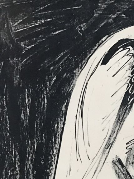 Françoise Gilot skickar en hälning till Matisse med ett självporträtt.