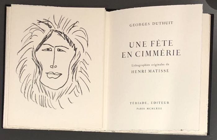 Matisse illustreade den här boken av sin svärson Georges Duthuit.