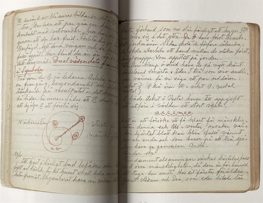 Anteckningar från 23 nov.1906: Noteringar av tecken, symboler och tavlor.