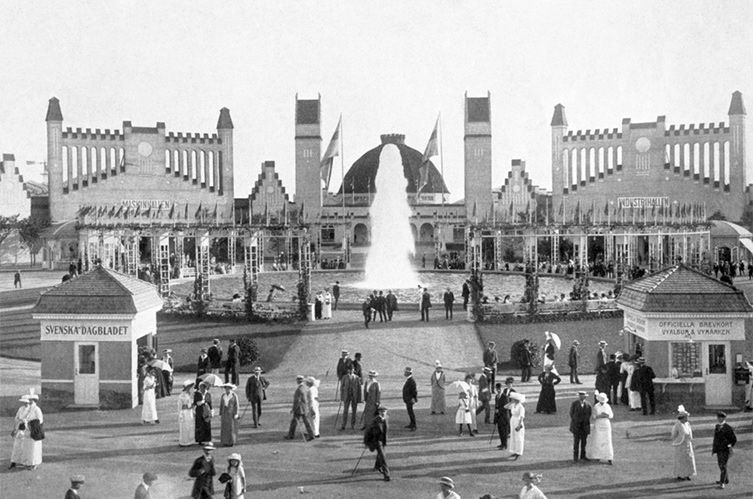 Från Baltiska utställningen i Malmö 1914.