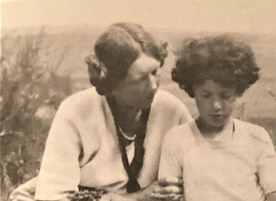 Sigrid och Iván i Saint-Aubin-sur-Mer 1921.
