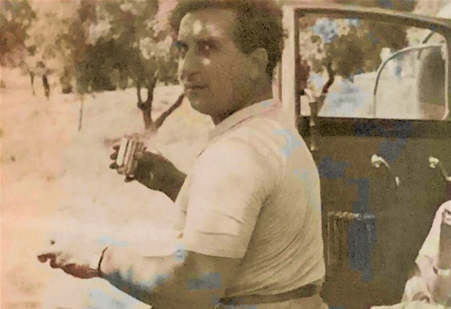 Isaac och Sigrid under en välbehövlig rast på den långa resan till Sicilien 1934.