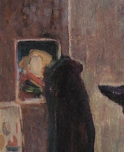 Självporträtt, 1906 av Isaac Grünewald.