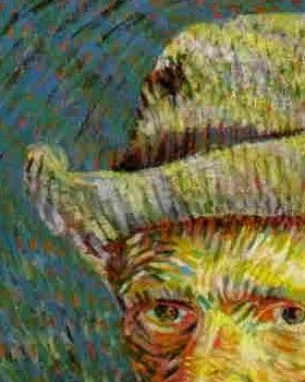 Vincent van Gogh, självporträtt.