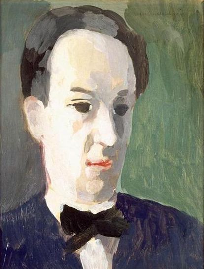 André Salmon porträtterad av Marie Laurencin, 1942´.