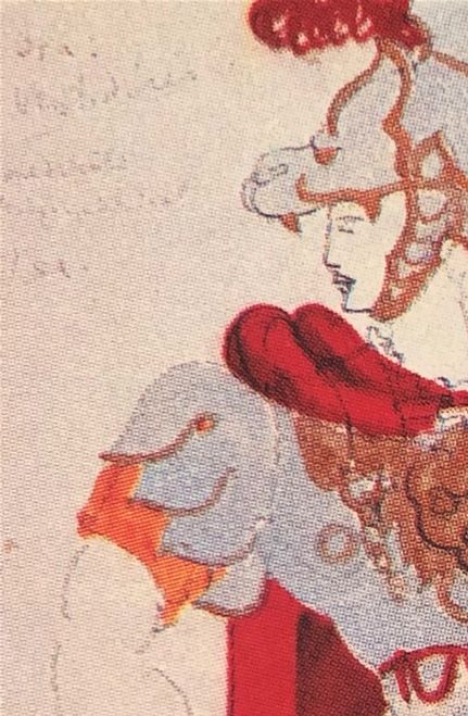 Kostymskiss för Ventifius (Antonius och Kleopatra).