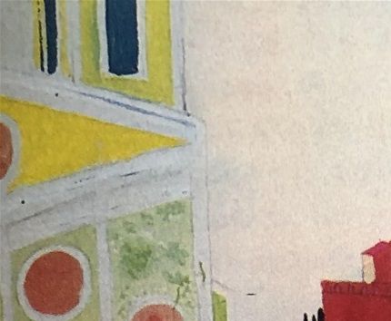 Scenbild ”På Sicilien”, 1926-1927 (Scenografi Isaac Grünewald).
